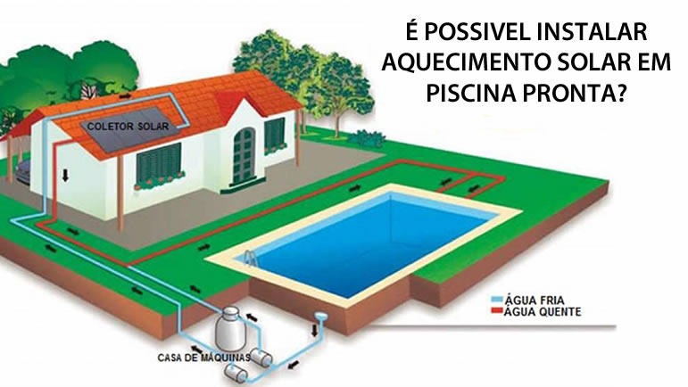 Instalar Aquecimento Solar em Piscina Pronta